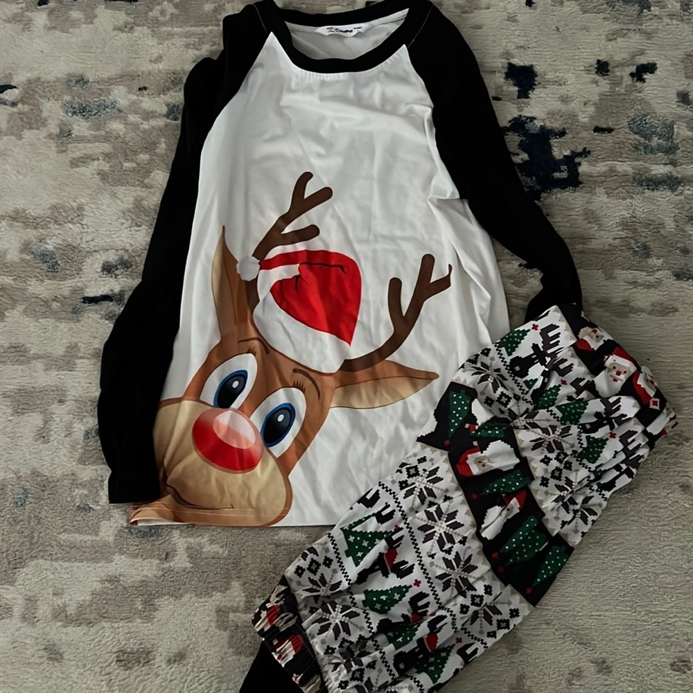 Christmas pajamas.